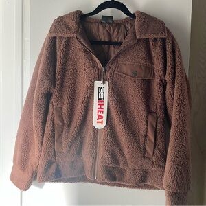 32 Degrees Brown Sherpa Cozy jacket